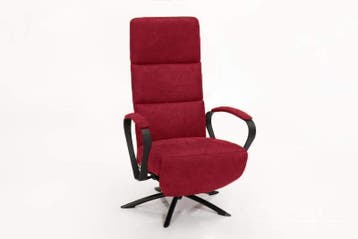 Relaxfauteuil Nieuwdorp - relaxfauteuils - Rood, Huis en Inrichting, Stoelen, Nieuw, Rood, Stof