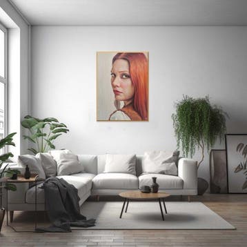 Anne Dias - (100% handpainted !) The Gingers Beauty, Antiek en Kunst, Kunst | Schilderijen | Modern