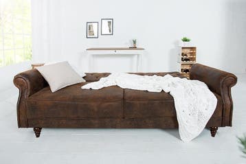 Chesterfield 3-zitsbank MAISON BELLE AFFAIRE 220cm, Ophalen of Verzenden, Nieuw