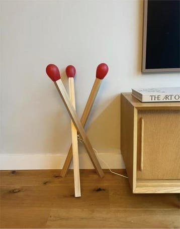 IKEA - Staande lamp - STRALA - Hout, Plastic
