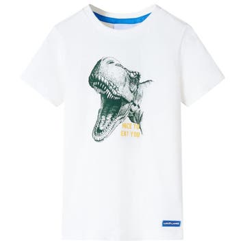 vidaXL Kindershirt 92 ecru, Verzenden, Nieuw