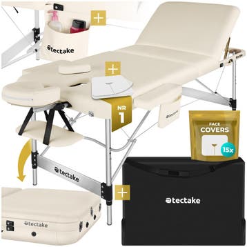 Massagetafel met 3 zones Ko Tao, draagtas, aluminiumframe, Sport en Fitness, Massageproducten, Verzenden, Nieuw