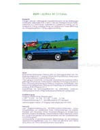 1992 BMW ALPINA RANGE BROCHURE DUITS, Nieuw, Author