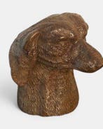 sculptuur, Teckel Forêt-Noire - 22 cm - Hout