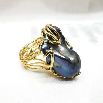 Parel - Argento 925 - Ring - perla edison