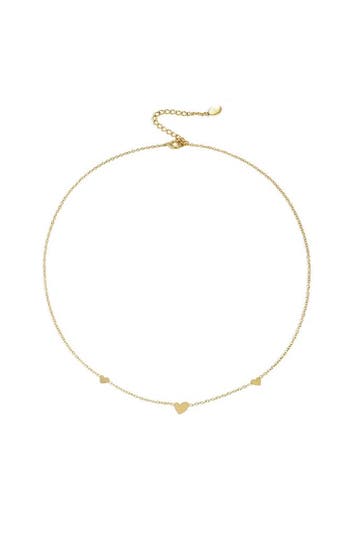 Goudlief Klasssieke ketting met hartjes (Kettingen), Verzenden, Nieuw, Zilver, Overige materialen
