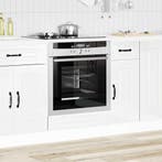 vidaXL Ovenkast Kalmar bewerkt hout hoogglans wit, Verzenden, Nieuw, Wit