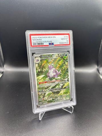 Pokémon - 1 Graded card - Nidoking #174 151 Alternate art -, Nieuw