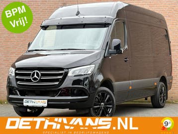 Zakelijke Lease |  Mercedes-Benz Sprinter 319CDI 3.0V6 190PK, Automaat, Gebruikt, Zwart, Zwart