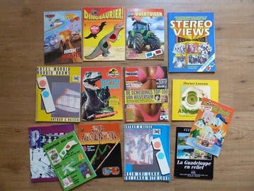 14 uitgaven met Stereo Fotografie, - met zeer veel