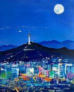 Nocta (XX-XXI) - Città connessa, Antiek en Kunst, Kunst | Schilderijen | Modern