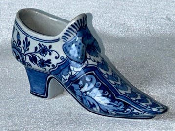 De Porceleyne Fles, Delft - Bloempot - Miniatuur schoen met