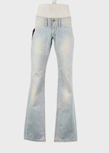 Unbranded Jeans Dames maat WW27 / L33 Lichtblauw Vintage, Kleding | Dames, Ophalen of Verzenden, Nieuw