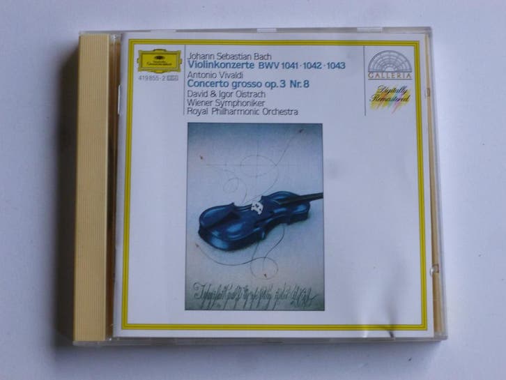 Bach - Violinkonzerte / David & Igor Oistrach, Cd's en Dvd's, Cd's | Klassiek, Zo goed als nieuw, Ophalen of Verzenden