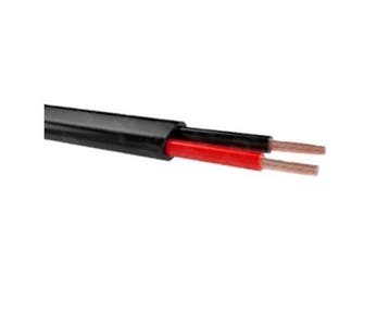 AMC Platte PVC kabel - ZWART - 2 x 0,75 mm² met rood/zwarte, Ophalen of Verzenden, Nieuw