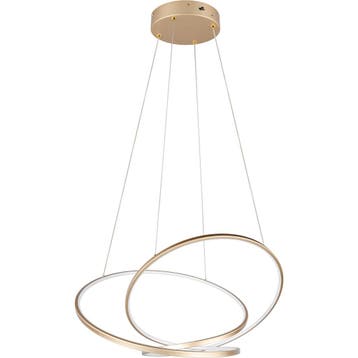 LED Hanglamp - Trion Alvin - 52W - Aanpasbare Kleur -, Ophalen of Verzenden, Nieuw, Metaal, Overige fittingen