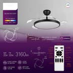 Plafondventilator met Lamp - Brinton Zenin - Aanpasbare, Ophalen of Verzenden, Nieuw, Metaal