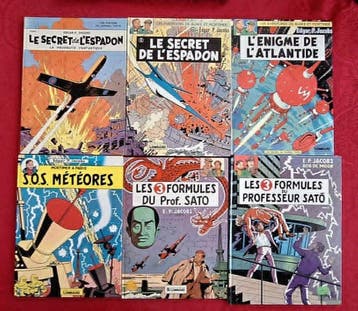 Blake & Mortimer - 6x C - 6 Album - Herdruk - 1970/1990, Nieuw