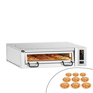 GGM Gastro | Elektrische pizzaoven (chamotte bakvloer) - |, Tuin en Terras, Pizzaovens, Verzenden, Nieuw, GGM Gastro