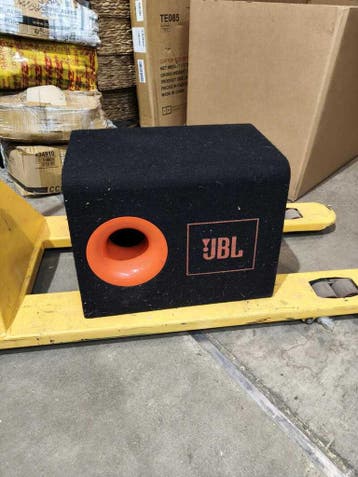 Subwoofer met Caliber versterker Jbl, zwart/oranje, Nieuw