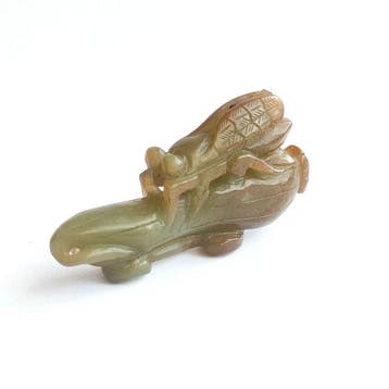 Oud-Chinees Harde steen (jade?) Cicade op