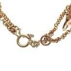 Antiek gouden armband van bijbel slot uit 1858, Ophalen of Verzenden, Gebruikt, Overige kleuren, Goud
