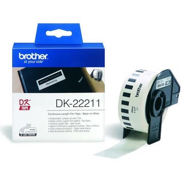 Brother DK-22211 continue filmtape wit (origineel), Verzenden, Nieuw, Brother