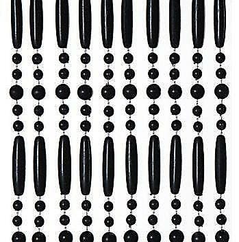 Vliegengordijn kralen zwart in 90x220cm en 100x240cm, Nieuw