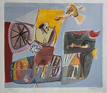 Corneille (1922-2010) - Cobra persoon met wiel