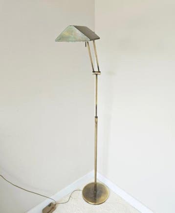 Vloerlamp om te lezen - Messing