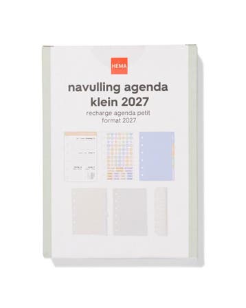 HEMA Agenda navulling 2027 12.8x9.4cm, Verzenden, Nieuw