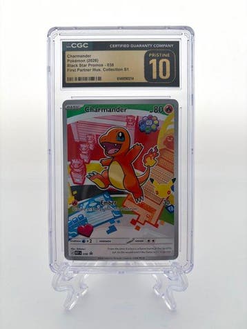 Pokémon - 1 Graded card - Charmander - First Partner Black, Nieuw