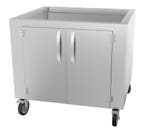 GGM Gastro | Onderstel - 890x825x825mm - RVS - met wielstel, Verzenden, Nieuw in verpakking