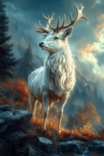 CoCo - Majestic Stag in the Mountains - XXL