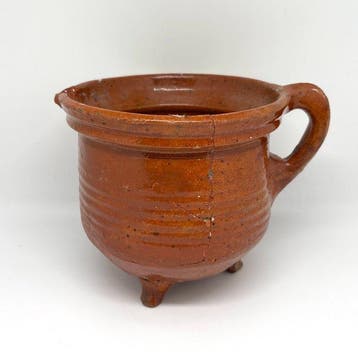 Post-middeleeuws Aardewerk graap of kookpot - Post-medieval, Antiek en Kunst