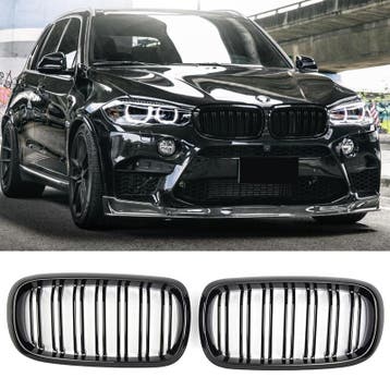 Grille glans zwart geschikt voor BMW X5 X6 F15 F16 |