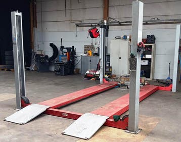 Hefbrug 4 koloms 4000 kg apk brug met middenkrik Ravaglioli, Auto diversen, Autogereedschap, Ophalen, Nieuw