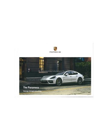 2018 PORSCHE PANAMERA HARDCOVER BROCHURE ENGELS, Nieuw, Porsche, Author