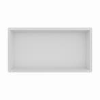 Mat Wit RVS Inbouwnis met tegelflens 30x60x10cm, Verzenden, Nieuw