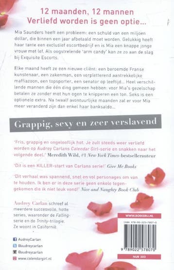 Nooit verliefd worden - januari/februari/maart / Calendar, Verzenden, Gelezen, Audrey Carlan