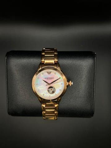 Emporio Armani - Mia Open Heart Automatic - Zonder, Nieuw