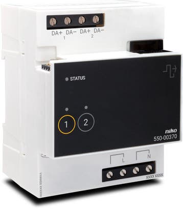Niko Dali-2 Adresserbare 2-Kanaals Controlemodule -, Doe-het-zelf en Verbouw, Verzenden, Nieuw, Overige typen
