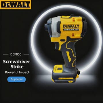 DeWalt DCF850 20V Brushless Accu Klopboormachine - Krachtige, Verzenden, Nieuw