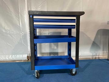 Gereedschapswagen Gereedschapskist 2 Lades 76x46x94cm, Verzenden, Nieuw