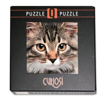 Curiosi Q-puzzel (moeilijke stukjes) - Dier - Kat (66, Ophalen of Verzenden, Nieuw