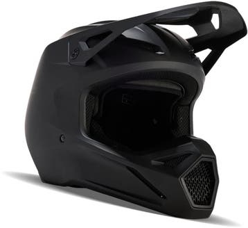FOX V1 Solid Mat Zwart Crosshelm, Motoren, Kleding | Motorhelmen, XXL, Nieuw met kaartje, Overige merken, Heren