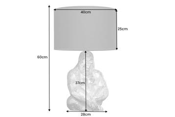 Lamp GORILLA 60cm goud zonder lampenkap - 43193, Huis en Inrichting, Ophalen of Verzenden, Nieuw