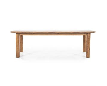 Eettafel Julian Acacia 280x100cm - bruin | Eleonora, Huis en Inrichting, Tafels | Eettafels, Ophalen of Verzenden, Nieuw