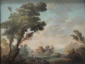 Scuola di Posillipo (inizio XX) - Paesaggio, Antiek en Kunst, Kunst | Schilderijen | Klassiek