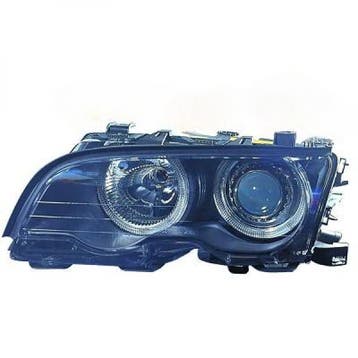 Koplampen geschikt voor BMW E46 coupe / cabrio 99-03 zwart A, Verzenden, Nieuw, BMW
